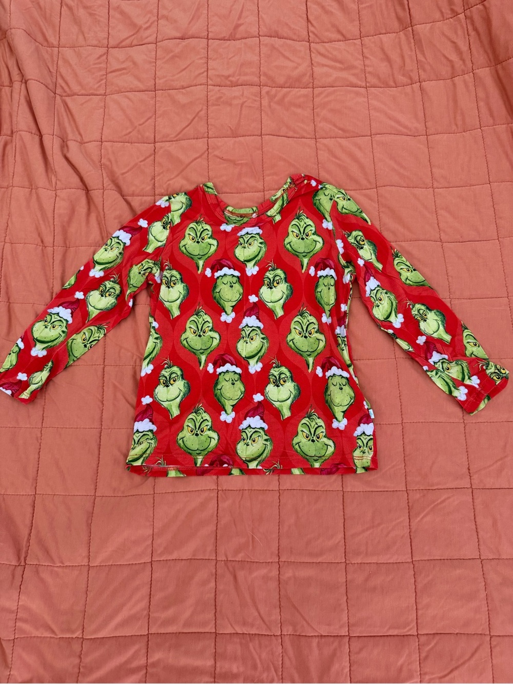 Posh Peanut Grinch Face Long Sleeve Shirt 2T VGUC